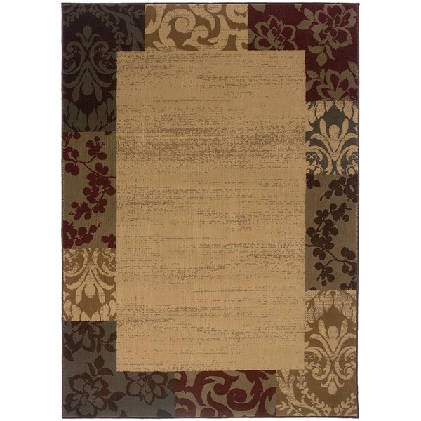 Indoor Beige Border Area Rug 8 2 X 10 On Free Indoor Beige Border Area Rug 8 X27