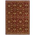 Laurel Creek Stanley Red Floral Area Rug - 5' x 7'6