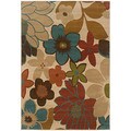 Ivory Floral Rug - 7'10 x 10'