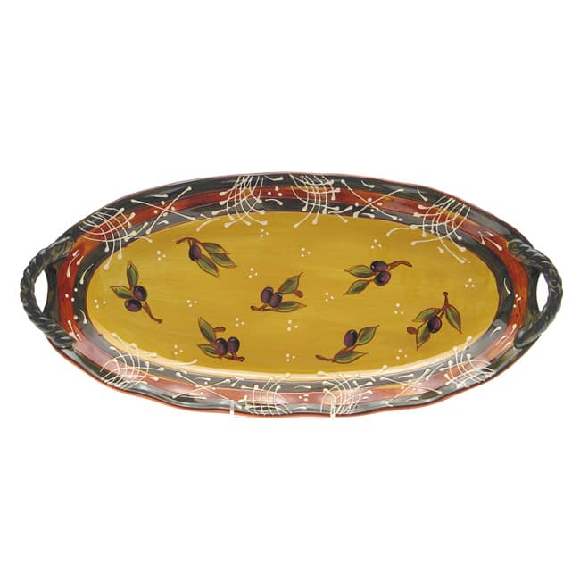 Certified International French Olives Fish Platter