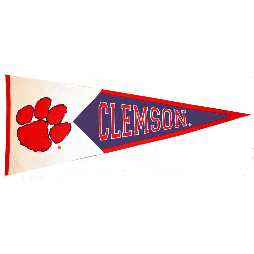 Clemson Tigers Classic Wool Pennant - Free Shipping On Orders Over $45 ...