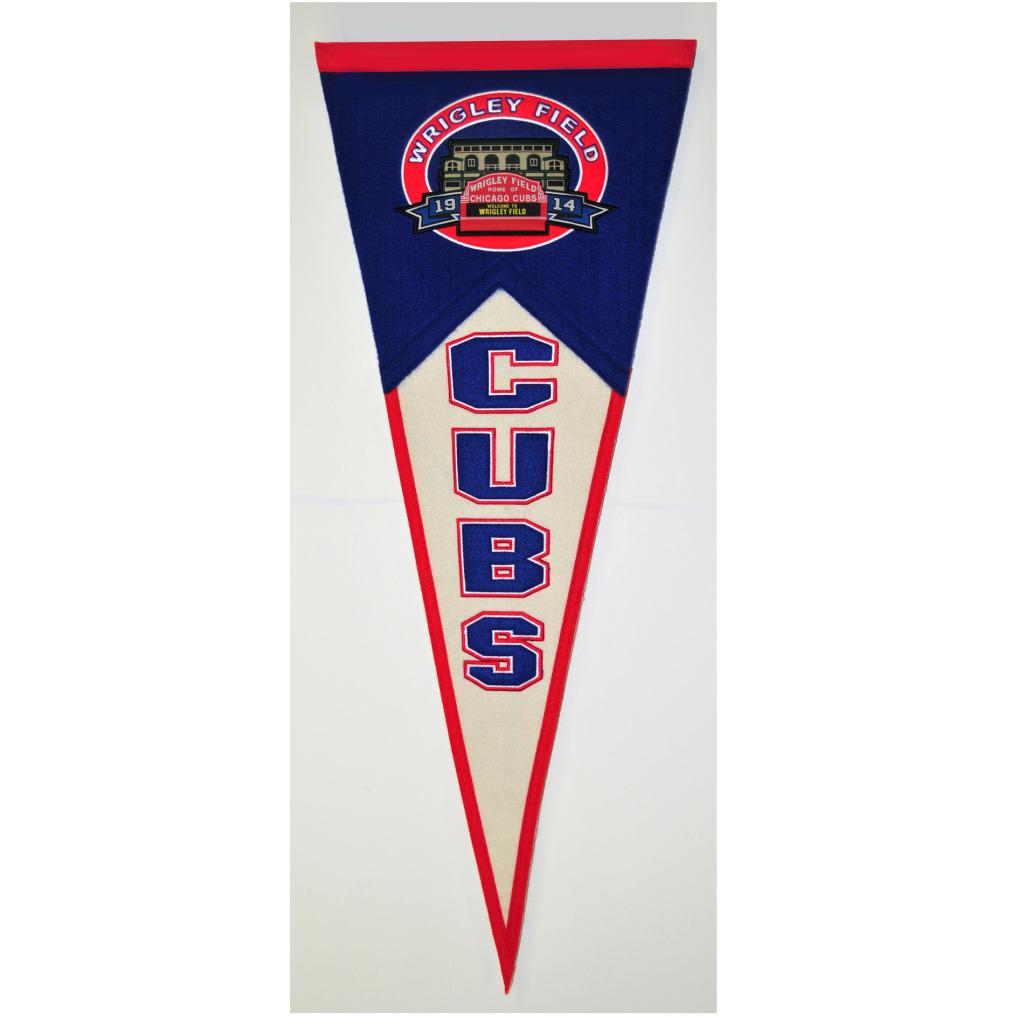 Chicago Cubs Throwback Wool Pennant