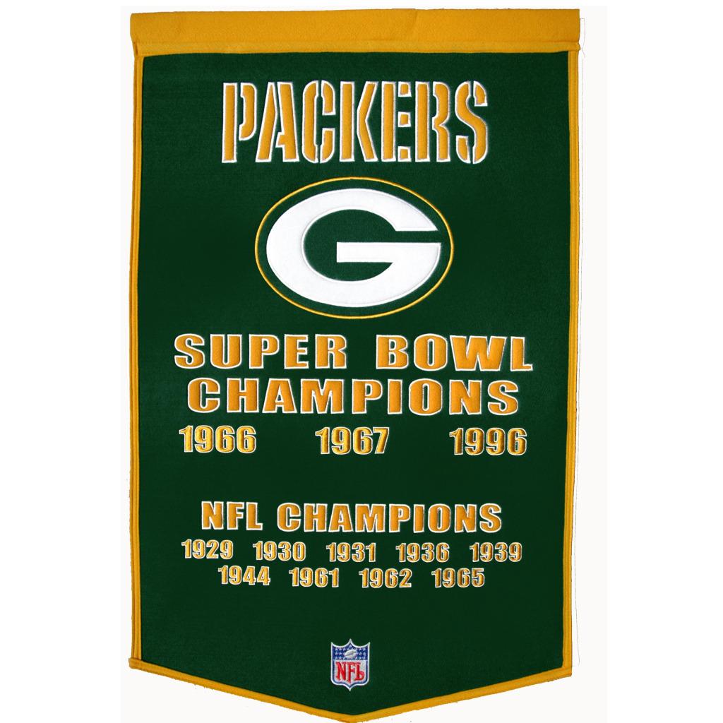 Green Bay Packers NFL Dynasty Banner - Free Shipping Today - Overstock ...