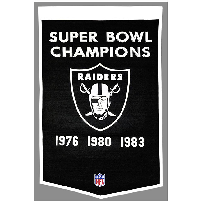 Oakland Raiders NFL Dynasty Banner