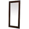 Doniea Dark Brown Wood-framed Rectangular Mirror