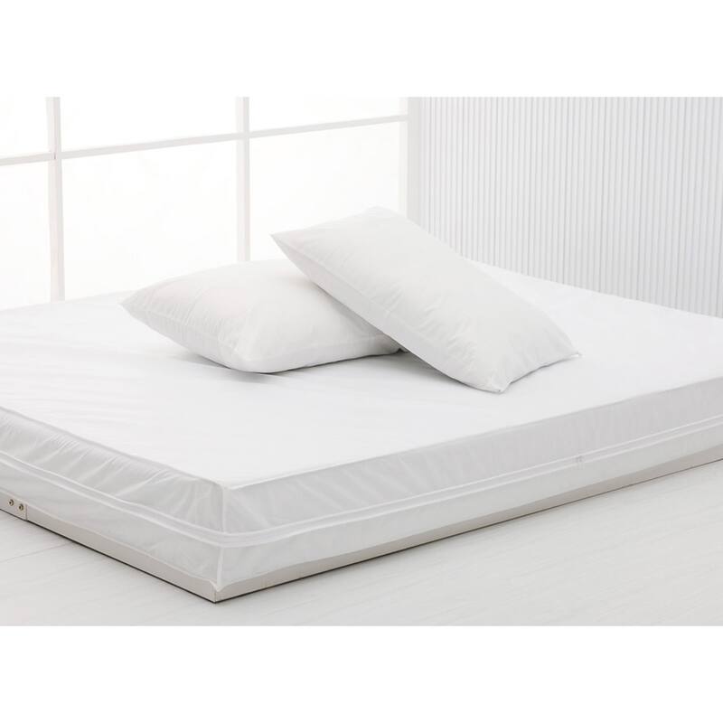 Performance Textiles Bed Bug & Dust Mite Control Water Resistant Basic Bed Protector Set - King