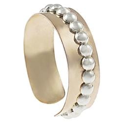 Tressa Two tone Sterling Silver Beaded Toe Ring Tressa Toe Rings