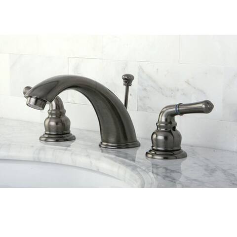 Shop Vintage Nickel Widespread Bathroom Faucet Overstock 5555340