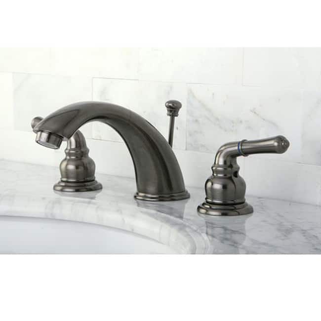 Kingston Brass Vintage Nickel Widespread Bathroom Faucet