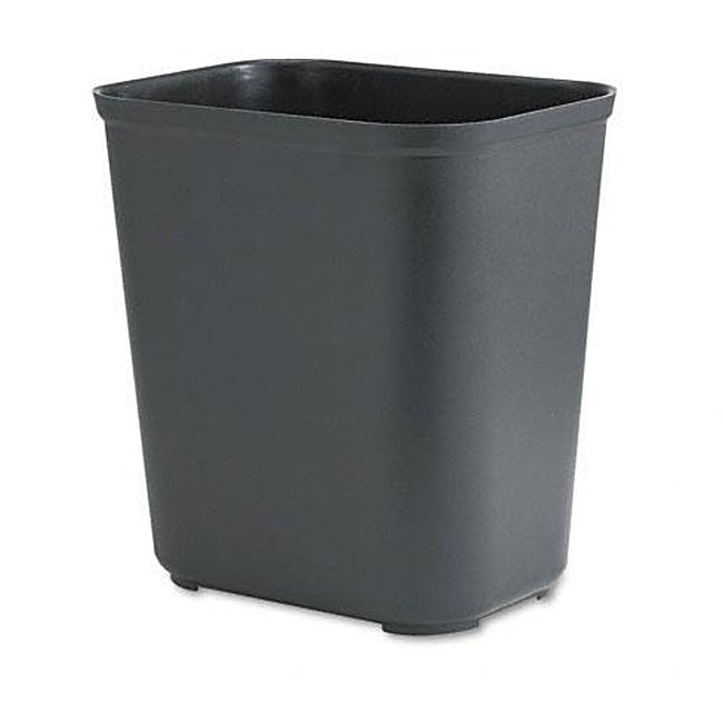 Rubbermaid Rubbermaid Fire Resistant 7 gallon Wastebasket Black Size 7 9 Gallons