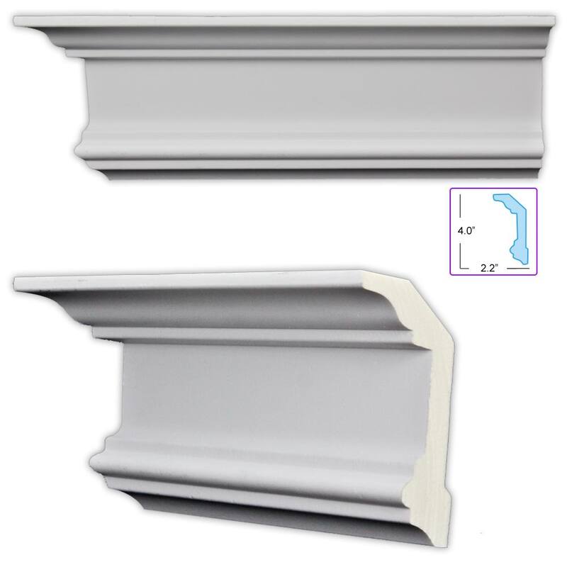 Neoclassical 4.5-inch Crosshead/ Cap Molding (8 pieces)