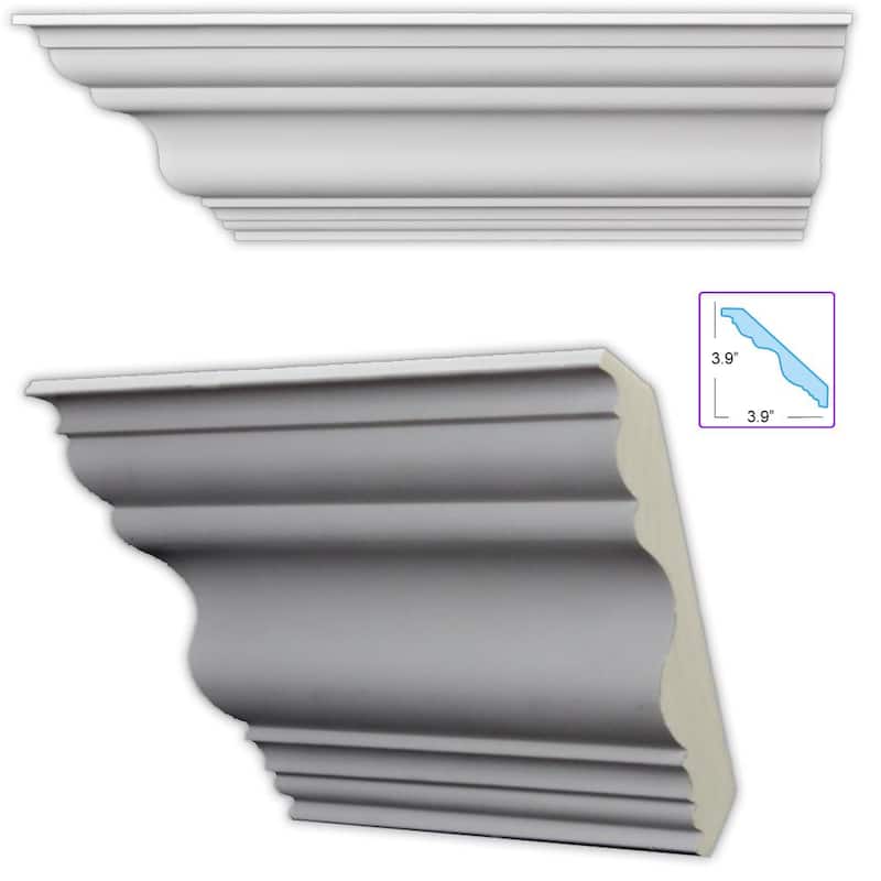 Traditional 5.5-inch Crown Molding (8 pieces)