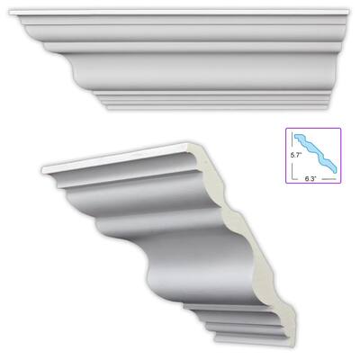 Heritage 8.5-inch Crown Molding (8 pieces)