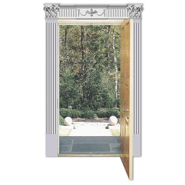 Renaissance-style Door Pediment Set
