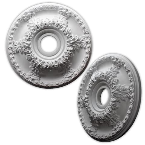 Acanthus Leaf and Egg 19-inch Ceiling Medallion