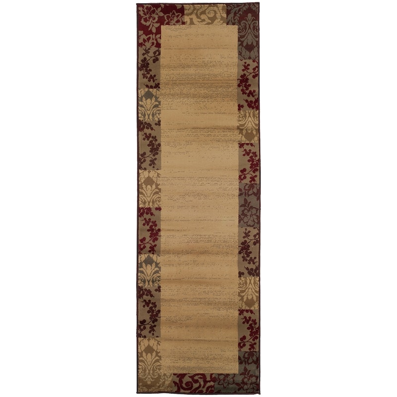 Style Haven Alissa Beyond Borders Floral Ipressions Color Block Area Rug