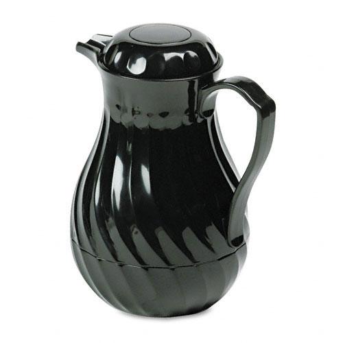 Hormel Poly Lined 64 oz Black Carafe