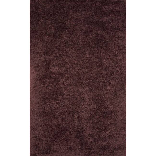 Handmade Brown Wool Rug - 5' x 8'