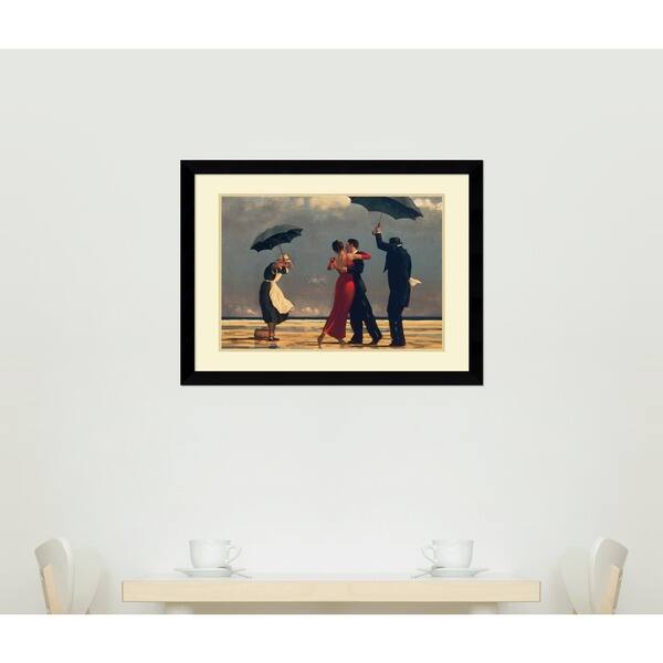 Shop Black Friday Deals On Framed Art Print The Singing Butler By Jack Vettriano 38 X 28 Inch Overstock 5561999