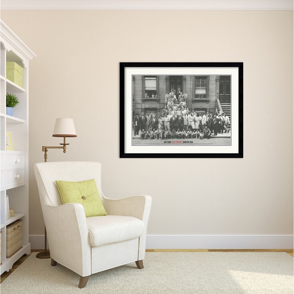 Framed Art Print 'Jazz Portrait- Harlem, 1958' by Art Kane