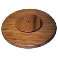 Le Chef Bamboo 14-inch Lazy Susan Organizer - 14"d