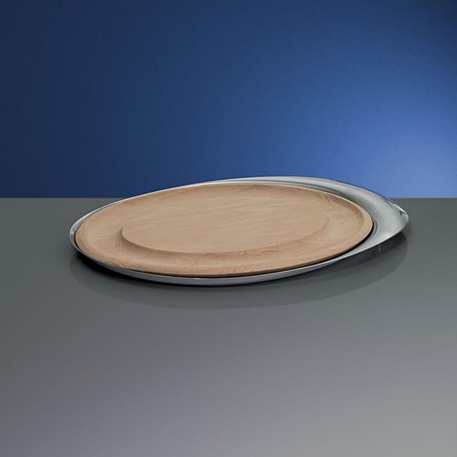 Yamazaki Tantalyn 18.25-inch Oval Cheese/ Carving Tray