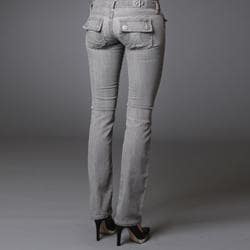Women's 'Bolsa Chica' Grey Straight Leg Jeans - Free Shipping ...