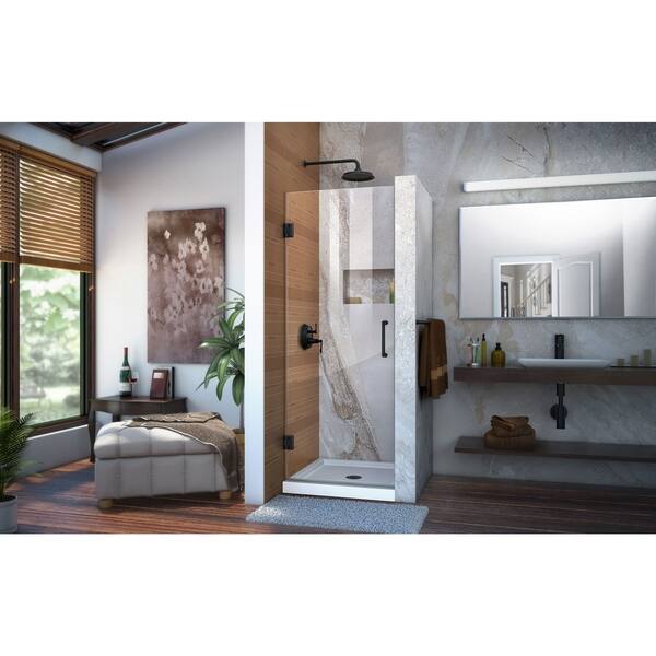 Shop Dreamline Unidoor 26 In W X 72 In H Frameless Hinged