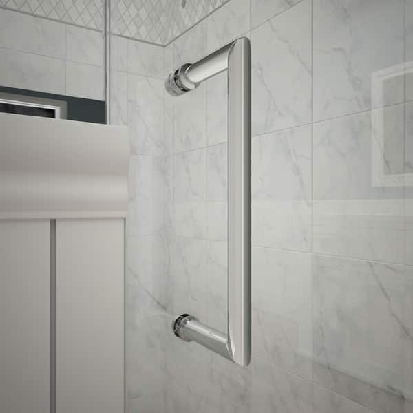 Shop Dreamline Unidoor 26 In W X 72 In H Frameless Hinged Shower