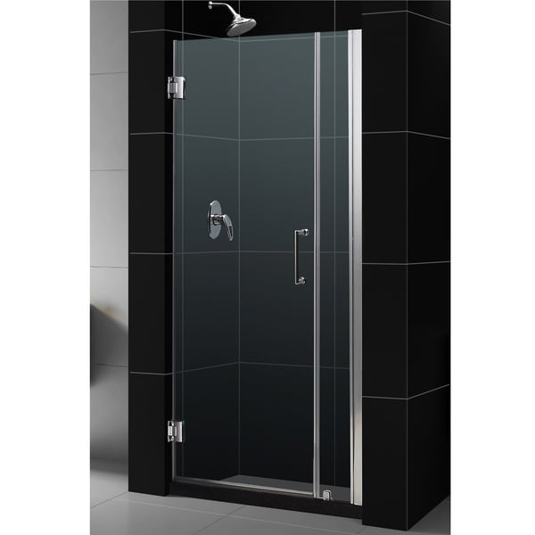 Shop DreamLine Unidoor Frameless 3637inch Wide Adjustable Swing