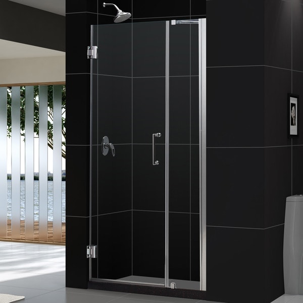 DreamLine Unidoor 39 43x72 inch Frameless Hinged Shower Door DreamLine Shower Doors