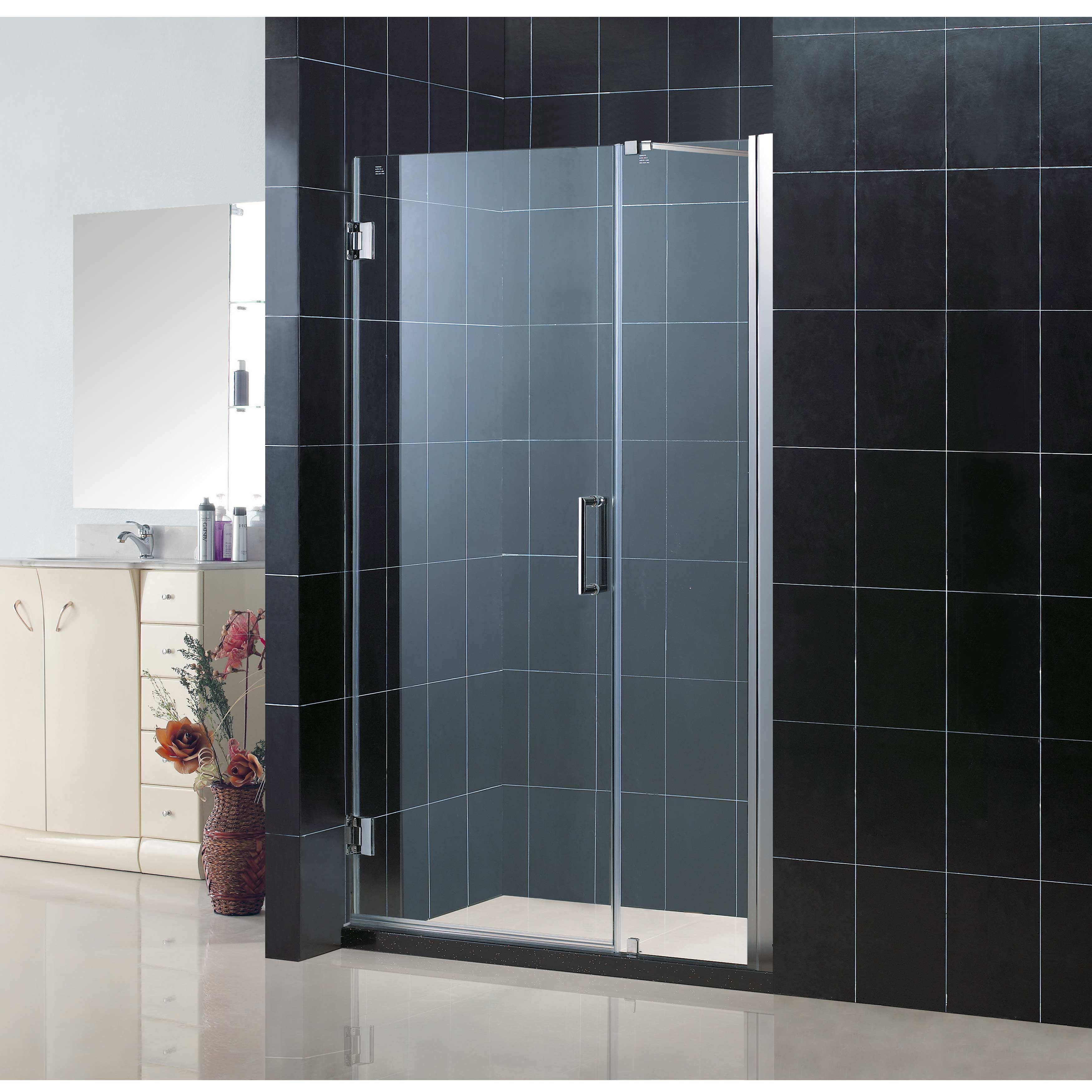 Shop Dreamline Unidoor 41 42 Inch Frameless Adjustable Shower Door