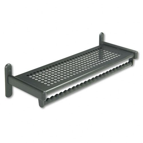 Quartet Black Wide Wall Shelf Rack