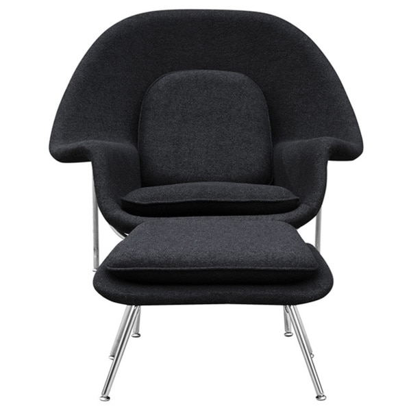 norris modern slipper accent chair