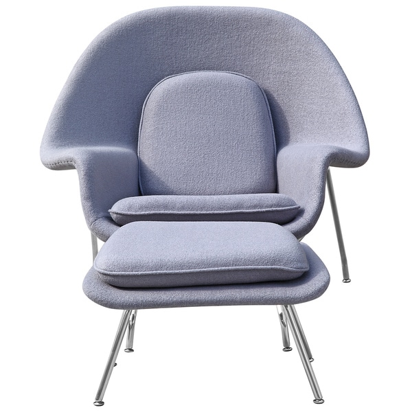 Womb Lounge Chair wool womb chair and ottoman - free shipping today - overstock Womb Lounge Chair wool womb chair and ottoman - free shipping today - overstock