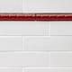 Merola Tile 1x9.75-in Red Rope Pencil Ceramic Trim Tile (Pack of 12 ...