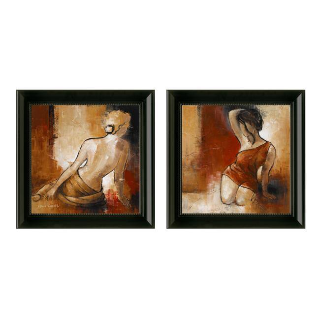 Lanie Loreth 'Seated Woman' 2-piece Framed Wall Art