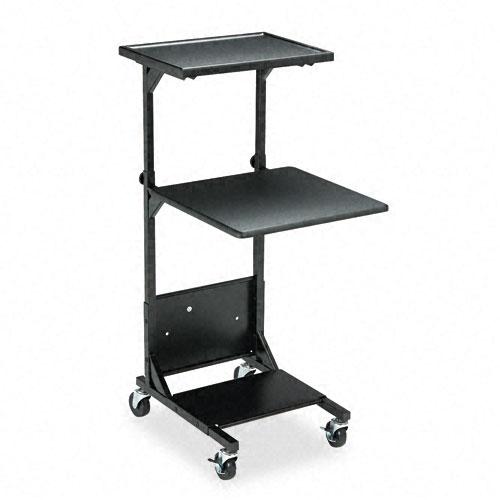 Balt Black Steel Adjustable Projection Stand