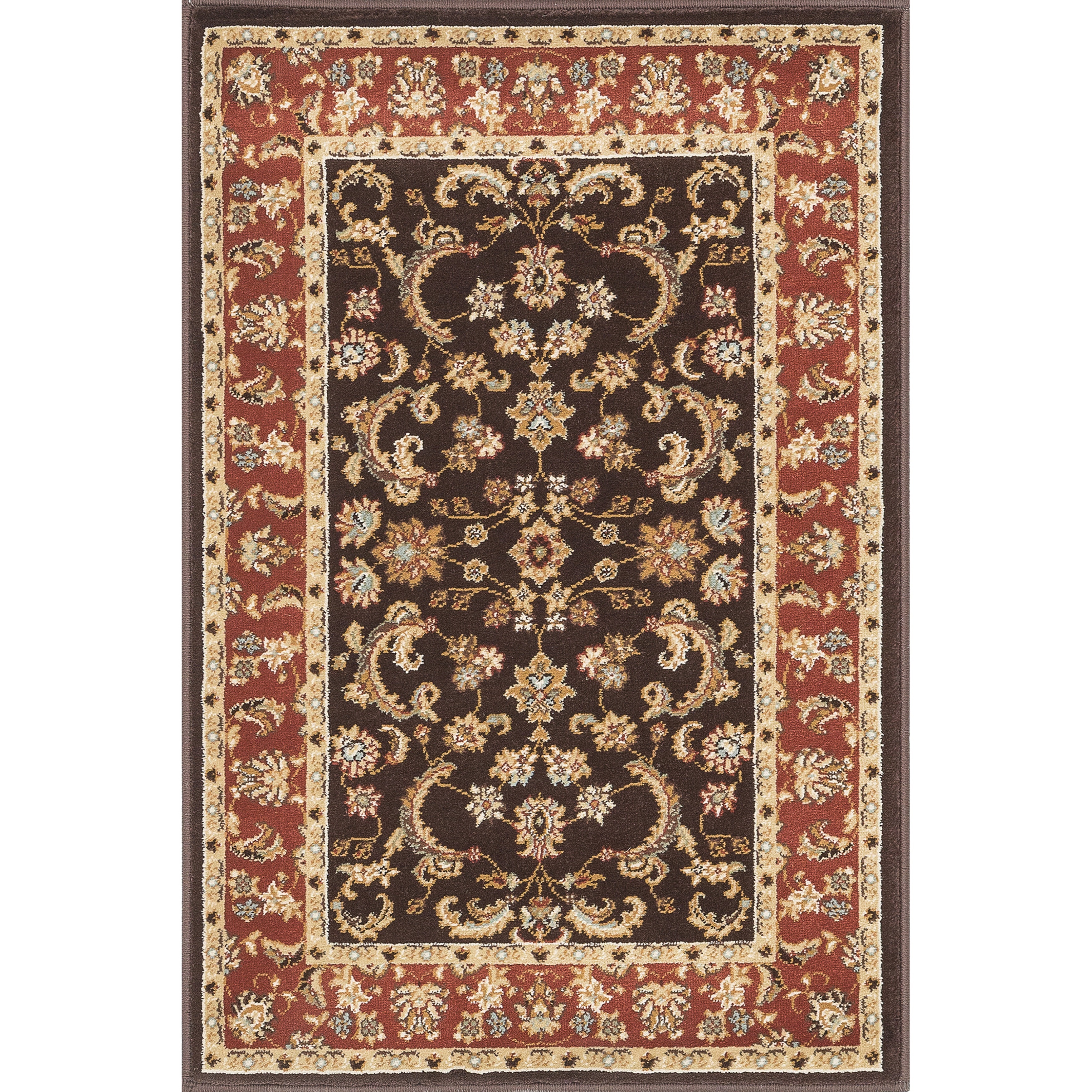 Primeval Coffee/ Paprika Oriental Rug (2 X 3)