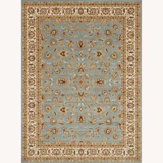 Primeval Blue Oriental Rug (9'2 x 12'7) Alexander Home 7x9   10x14 Rugs