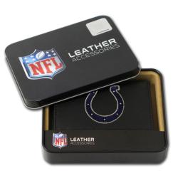 Indianapolis Colts Men&#39;s Black Leather Tri-fold Wallet - Free Shipping On Orders Over $45 ...
