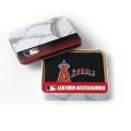 Anaheim Angels Men's Black Leather Tri-fold Wallet