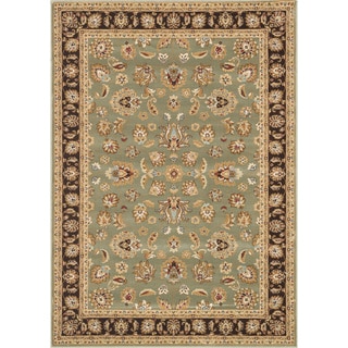 Primeval Sage/ Coffee Oriental Rug (3'10 x 5'7) Alexander Home 3x5   4x6 Rugs