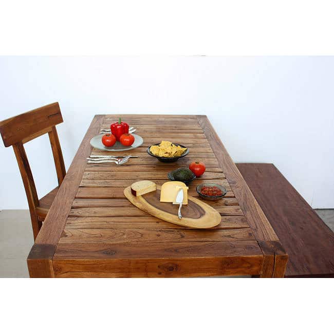 Handmade Biased Wood 8x16-inch Serving Board Set (Thailand)