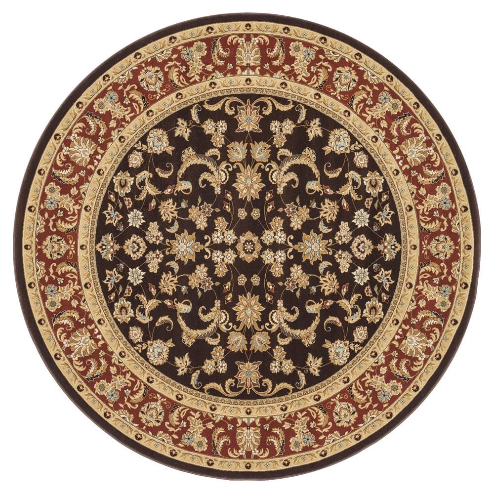 Primeval Beige/ Black Oriental Rug