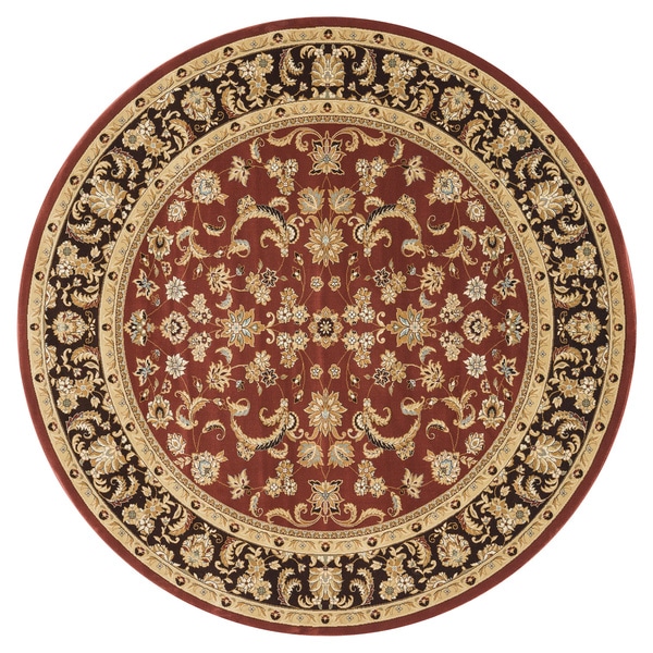 Shop Primeval Red Oriental Rug (7'7 Round) Free Shipping Today
