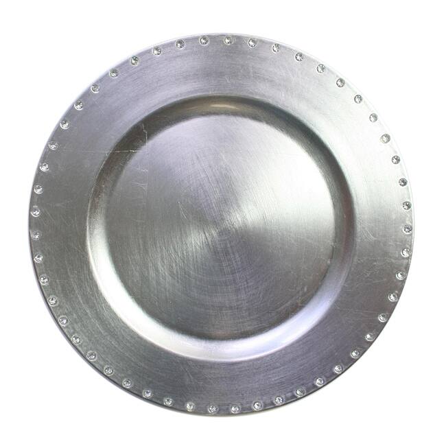 ChargeIt! by Jay Silver Charger Plates (Set of 4)