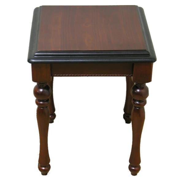 Shop Lifestyle Mahogany End Table Free Shipping Today Overstock