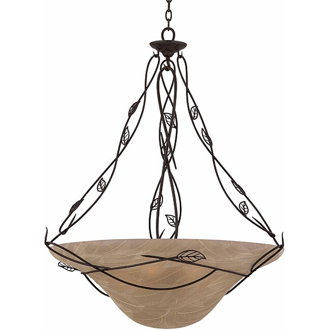Whisper 6-light Blacksmith Bronze Pendant Fixture