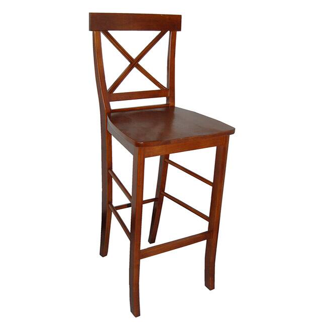 Simple Living Easton Crossback 30-inch Barstool
